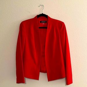 Red Kasper Size 6 suit Jacket